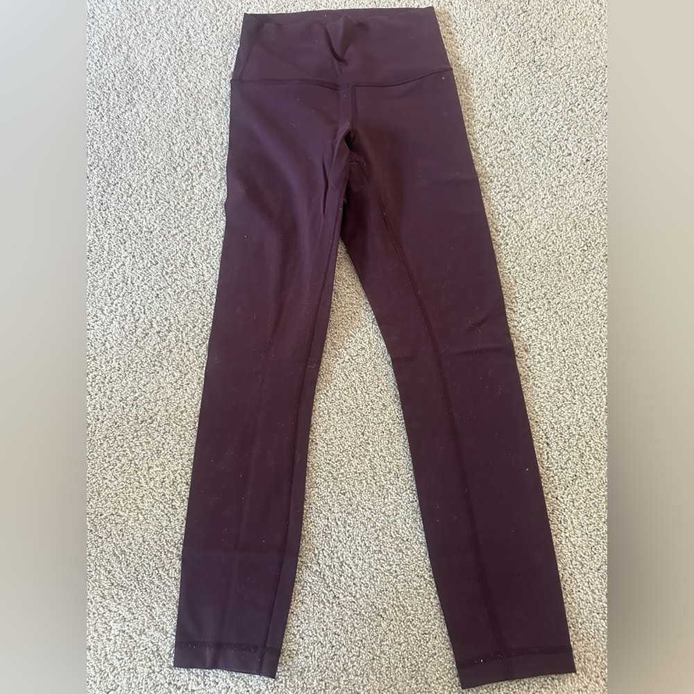 lululemon athletica High-Rise Full-Length Leggings in Deep Plum